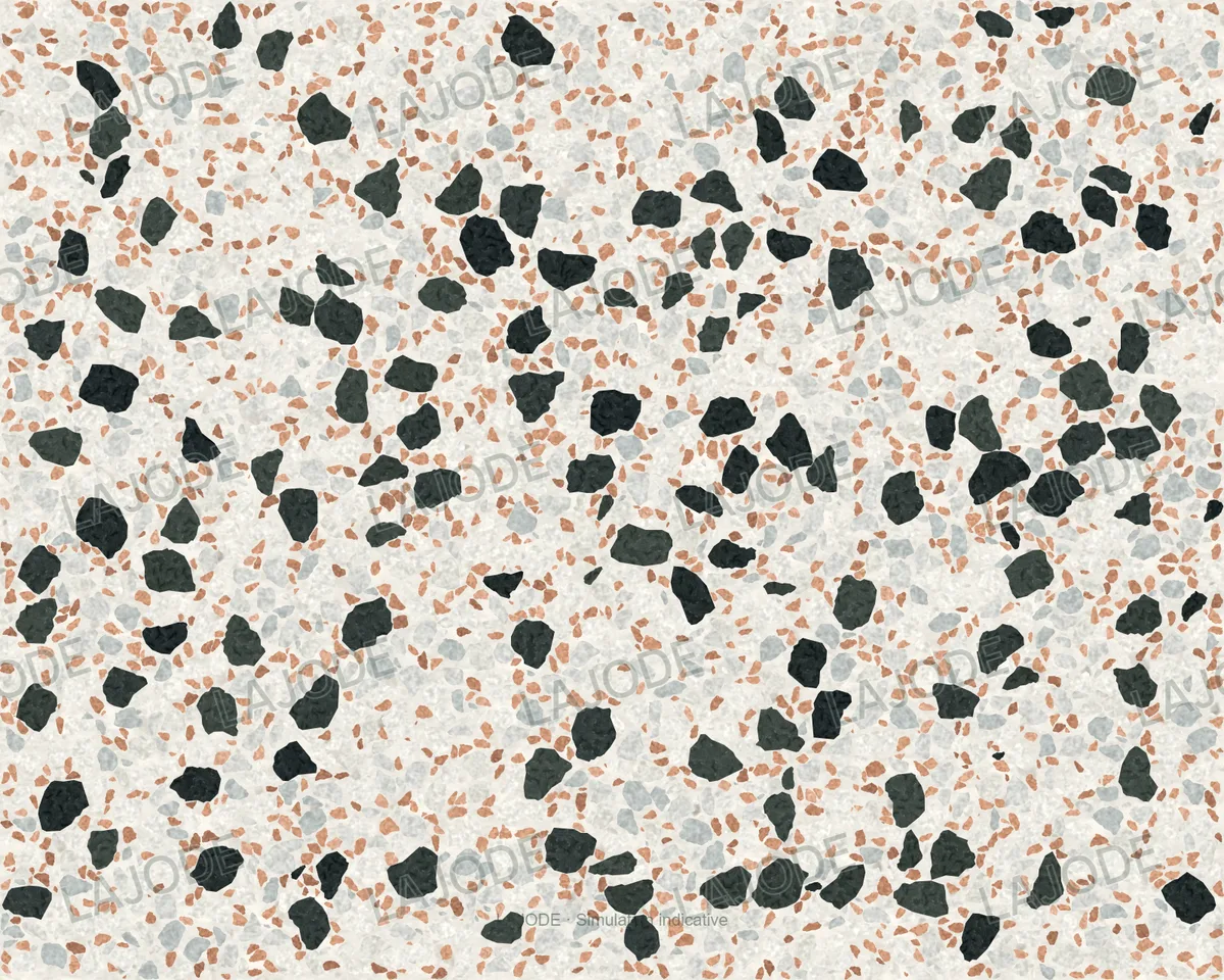 Rendu de terrazzo créé dans le simulateur LAJODE