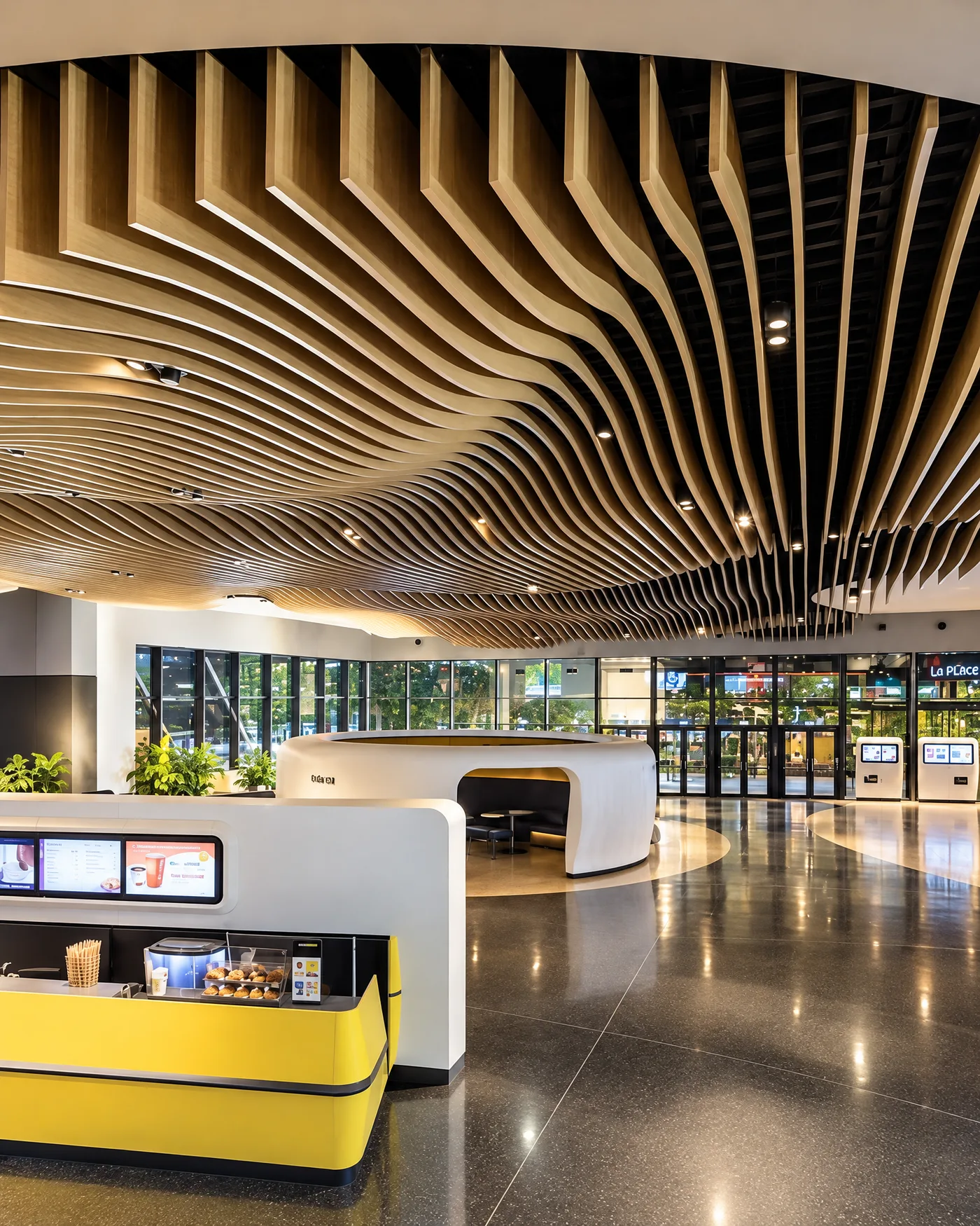 Réalisation LAJODE en terrazzo : Cinéma Pathé, Les Pennes-Mirabeau