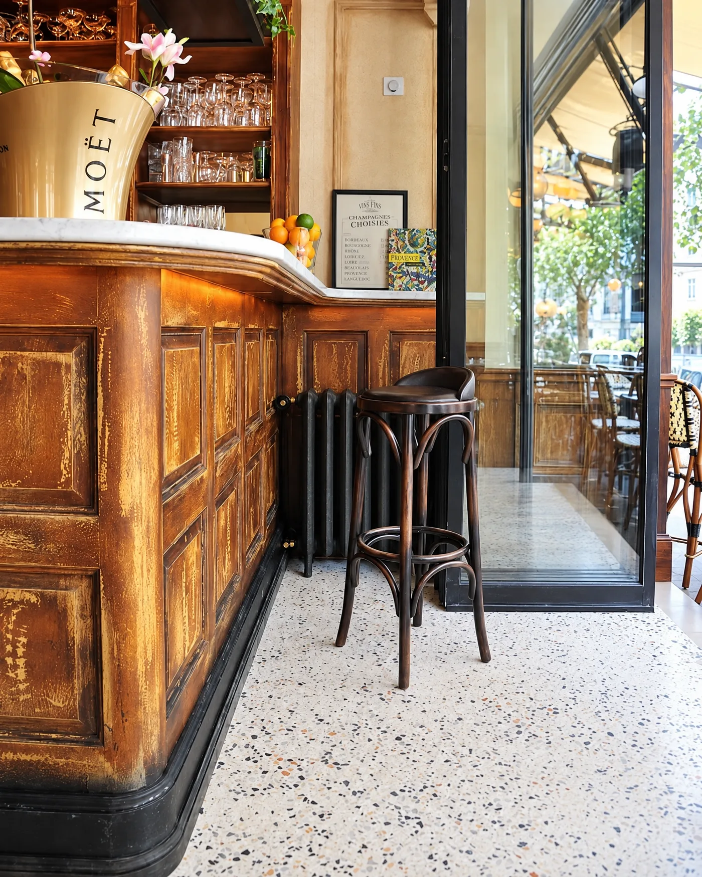Réalisation LAJODE en terrazzo : Le Vrai Paris, Paris