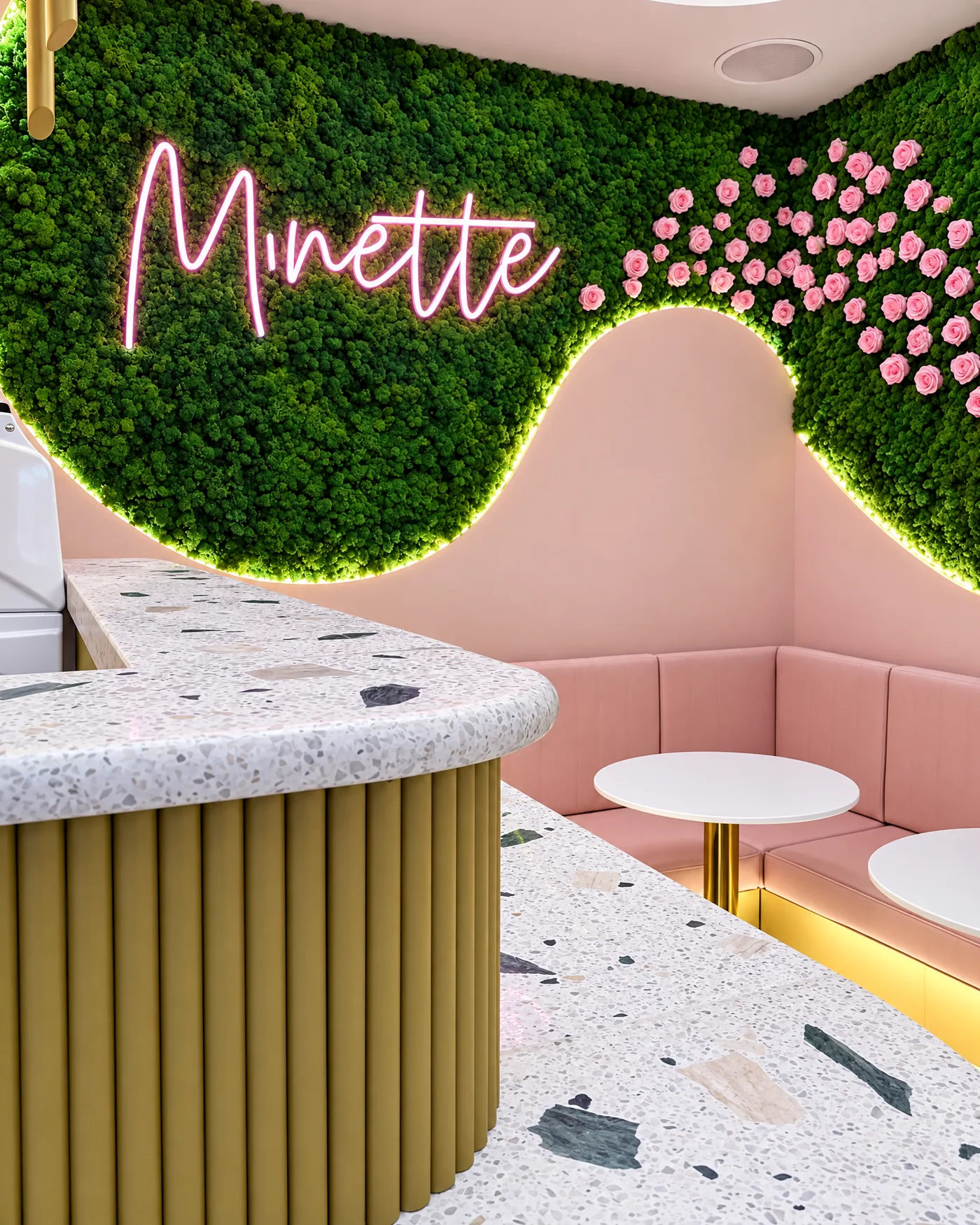 Réalisation LAJODE en terrazzo : Minette, Paris
